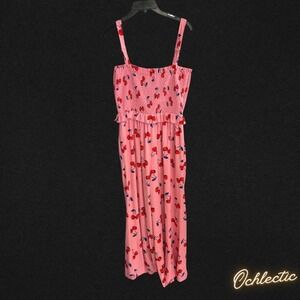 Pink cherry Kate Spade New York jumpsuit